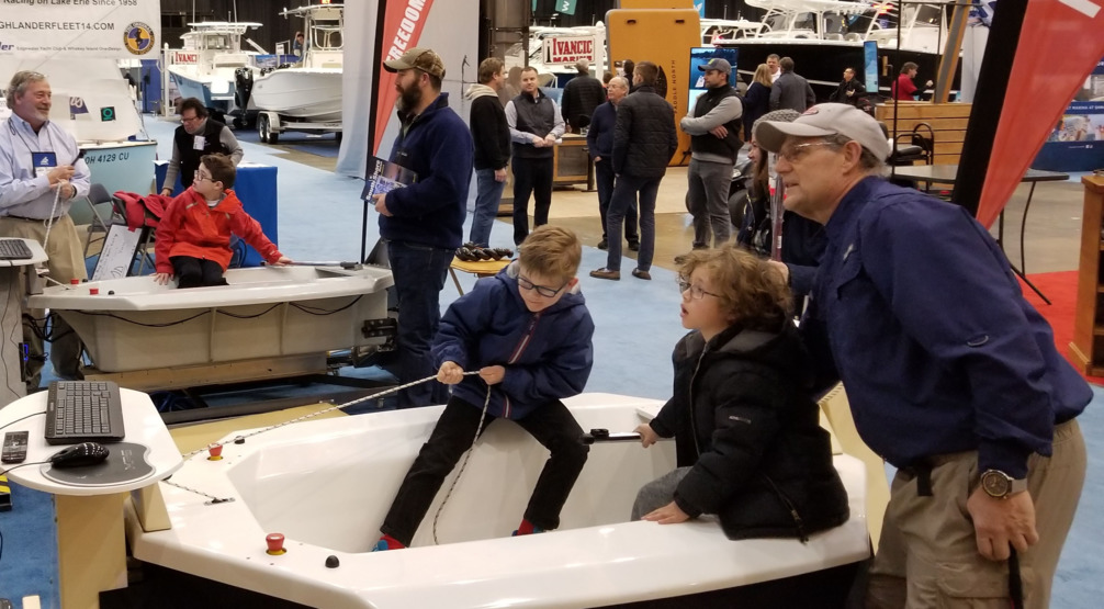 Cleveland Boat Show Virtual Sailing